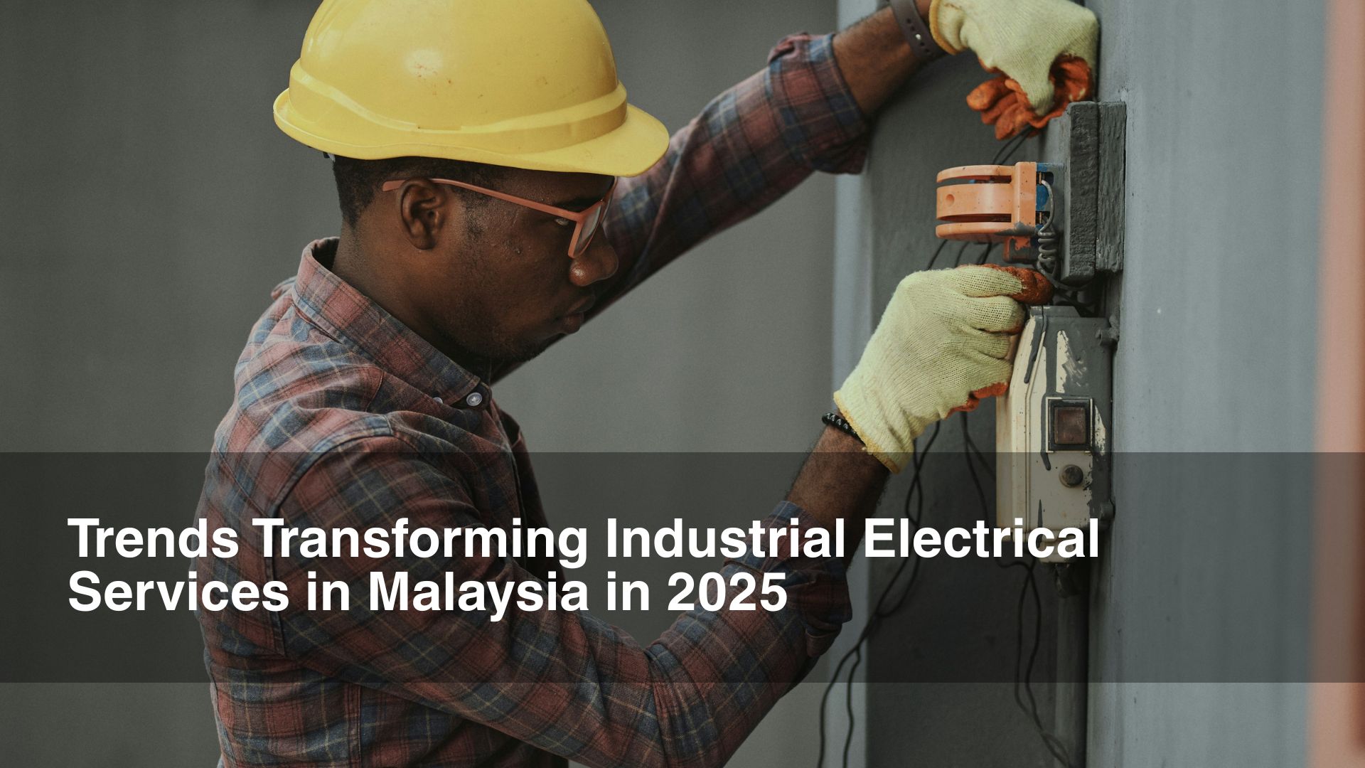 man looks into electrical tower services